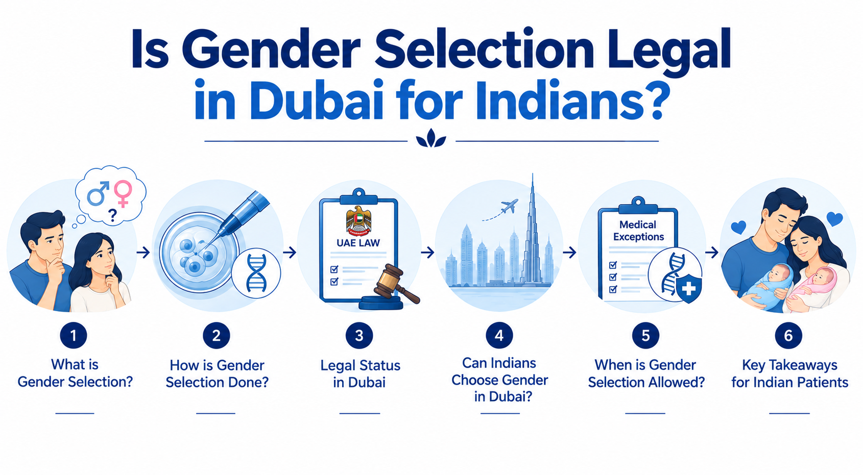 Is gender selection legal in Dubai for Indians